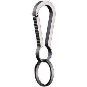 Hooks & Rails Titanium Alloy Keychain Key Ring Creative 1 Body Personality Men And Women Waist Hanging Simple