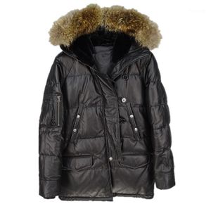 Cappotto caldo invernale da uomo in pelle finta 2021 nera da uomo Plus Size XXXL vera pelle bovina spessa piumino casual russo naturale