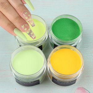 15g amarelo verde acrílico pó estendido gel profissional acessórios ferramenta esculpida arte pigment pó para decoração unha em Promoção