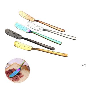 Stainless Steel Butter Knife Cheese Dessert Jam Spreader Canape Cutter for Appetizers Sandwich Cream Spatula LLF12406