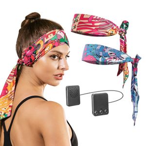 Den senaste trådlösa Bluetooth-handduken, musikhuvudet för bandtyp, som kör Yoga Street Hipster Comfortable Headscarf, Stöd Custom Logo