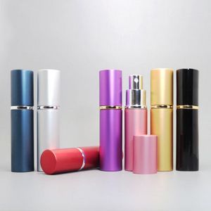 10ml Mini Spray Perfume Bottle Travel Empty Cosmetic Container of toner, Pure Dew, Atomizer Aluminum+ glass Refillable Bottles