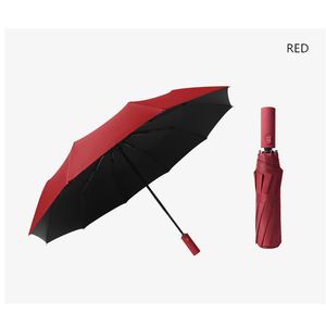 Bärbara kvinnor vindtät automatiska paraply kvalitet parapluie tre vikande regn vattentäta parasoll mode paraplyer