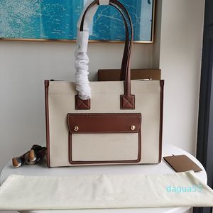 Designer Handtaschen Frauen Freya Tote Bag Hohe Qualität Mode Leinwand Leder Umhängetaschen Große Einkaufsbörse Luxus Reisetasche