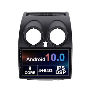 Автомобильная DVD Audio System Видеоплеер Radio GPS навигация для Nissan Qashqai 2006 2007 2008 2009 2009 2010-2013 Стереогодер 4 + 64G