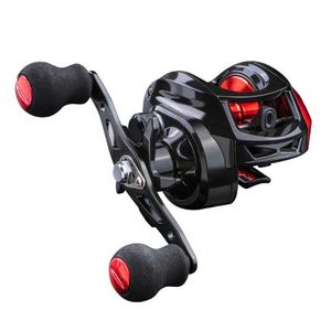 Baitcasting-Rollen Angelrolle AE2000 AM2000 7,2:1 Übersetzungsverhältnis 8 kg Max Drag Magnet Salzwasser Pesca