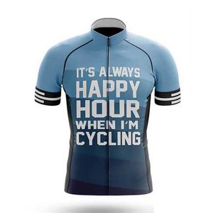 Mens 사이클링 짧은 소매 저지 2022 여름 팀 자전거 셔츠 자전거 야외 스포츠 유니폼 레이싱 의류 Ropa Ciclismo Y22011003