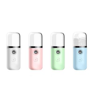 Mini Nano Mist Sprayer Facial Body Nebulizer Steamer Fuktgivande Hudvård Verktyg 25 ml Face Spray Skönhetsinstrument CGY16