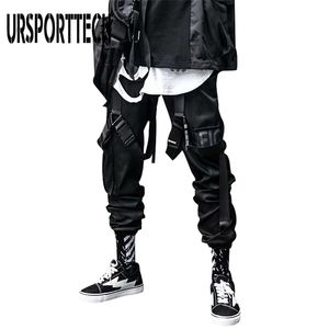 Streetwear männer Multi Taschen Harem Cargo Hosen Hip Hop Casual Männlichen Track Hosen Jogger Hosen Mode Harajuku Männer Hosen 220311