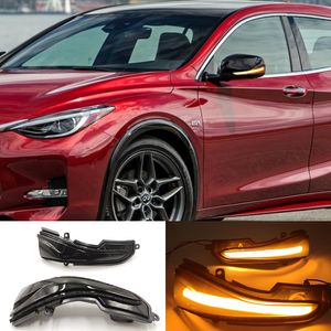 2PCS Dynamic Turn Signal LED Side Mirror Indicator Sequential Light For Infiniti Q30 Q50 Q60 Q70 QX30 QX50 QX60 QX70