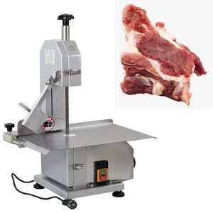 Küçük masaüstü et değirmenleri Ticari elektrikli kemik testere makinesi ev sığır eti dondurulmuş kesme 220 V / 110 V 120 model