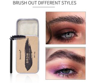 3D Feathery Brows Eyebrow Shaping Cream Makeup Gel Styling Wax Soap Vattentät Långvarig Eye Brow Inställning Kit