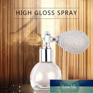 Glitter Highlighter Pulver Spray Bottle Lighten Women Makeup Flash Naturligt glänsande glas Squeeze Airbag Cosmetics