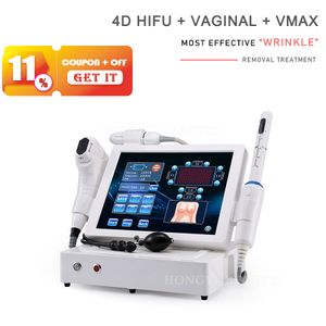 Portable Vmax HIFU Face lifting Skin Tighten Slim Machine Vaginal Tightening 3D HIFU Wrinkle Removal Ultrasound Body Contouring