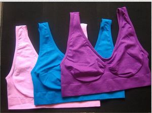 venda por atacado Esportes Bra Yoga Aptidão Single-Layer Vest No Trace Recolhendo Tanques De Roupa Interior Confortável (Vários Estilos)
