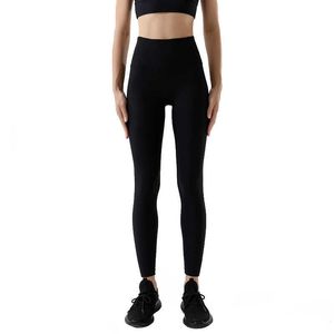 Rib Nude sentimento Anti Crimping Barriga Fechando Yoga Calças de Cintura Cintura Mulher Pêssego Levantando Esportes Terno de Fitness Running Roupas de Ginástica Mulheres Trabalhos Femininos Leggings