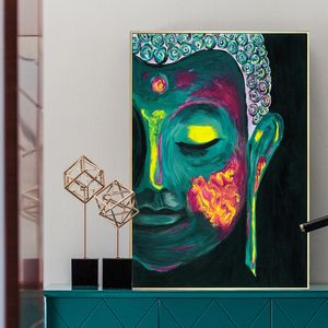 Buddha Paintings Wall Art Pictures For Living Room Canvas Painting Home Decor Abstract Posters And Prints NO FRAME