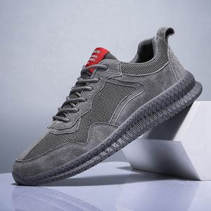 2021 Men Running Shoes mesh grey beige soft sole casual sports sneakers trainers outdoors jogging walking size 39-44