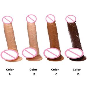 Nxy Sex Products Dildos 7 Inch Dildo Realistic Strong Suction Male Nepal Penis Butt Plug Anal Toys for Women 1227