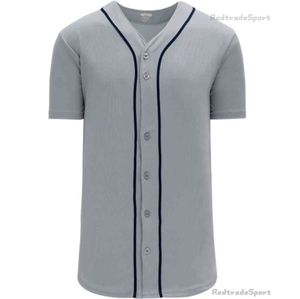 Dostosuj Koszulki Baseball Vintage Puste Logo Szyte Nazwa Numer Niebieski Zielony Krem Czarne Białe Czerwony Mężczyzna Kobiet Dzieci Młodzież S-XXXL XUD6H