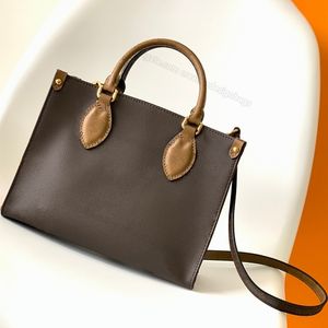 Borsa a mano Tote in pelle Borse per la spesa piccole Borsa di tela per donna di design di lusso 45039 Stampa Borsa grande con alfabeto portatile L169