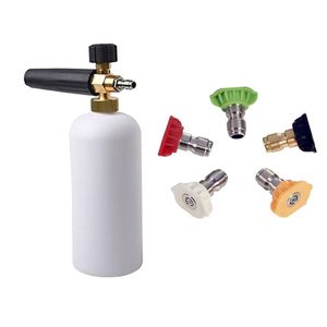 Wholesale cleaning gun water resale online - Water Gun Snow Foam Lance Car Washer Inch Quick Connector High Pressure Release With Nozzles Tool Cleaning