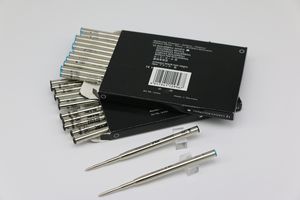 Classique 12 PCS PROIND PEN الأسود/الأزرق نقطة إعادة الملء مع انخفاض السعر يمكن أن يختلط تجميع لا حبر تعبئة الغطاء