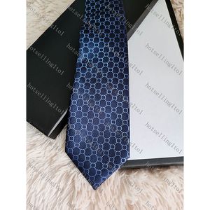 Cravatta da uomo con lettera Cravatta in seta Lettere minuscole Jacquard Party Business Matrimonio Tessuto Fashion Design con scatola G32