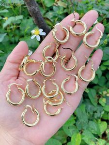 5 Pairs, Boho Circle Gold Hoop Earring for Women Simple Metal Earrings Punk Round Brincos Jewelry Pendientes Bijoux Femme