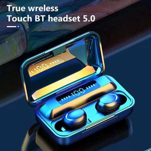 2022 new F9-6 mini Wireless Earphones With Charger LED TWS sleep earphone