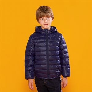 Inverno para baixo jaqueta meninas meninos casaco outerwear crianças plus size kids casual moda casacos roupas femininas 211027