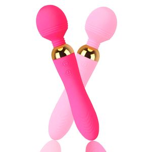 Массажные изделия 18 скоростей женский мастурбатор мощный G Spot Vibrator AV Magic Wand Massager Clioris Nipple стимулятор