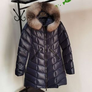 Giacca invernale da donna Giù Parka Cappotti Cappotto di alta qualità Casual Outdoor Warm Feather Outwear Addensare Allunga S-2XL-