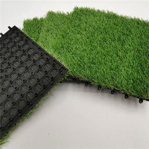 newPuò essere impiombato tappeto erboso artificiale 30 cm * 30 cm Plastica ecologica portatile Decorazione del giardino domestico Tappeto verde Tappeto erboso EWE5161