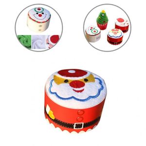 Towel Fine Stitching High Quality Christmas Santa Dish Towels Wear Resistant Holiday Wide Applications For Gift