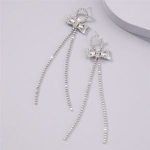 Zinc Alloy + Claw Chains Dangle & Chandelier Earrings Bridal Shiny Earring Jewelry E9648