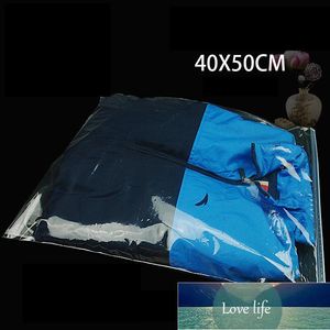 25pcs/lot-40*50cm Three styles ( Frosted/Clear ) PE plastic zipper bag Clothing storage bag Garment bag