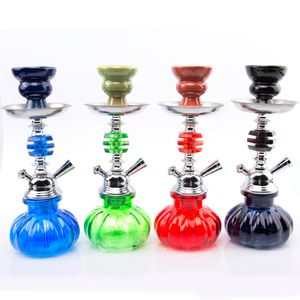 Hookah Bong Óleo Dab Rig Water Tube Acrílico Árabe Set 11 polegadas Pipe para K T V Bar Acessórios para Fumar Single Bongs