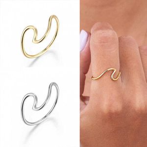 Irregular Heart-Shaped Ring 925 Silver Minimalist Style Ring For Women Popular Fashion Jewelry Birthday Gifts Wedding Banquets X0715