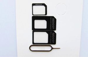 İPhone 6 için Nano Micro Standart SIM Kart Convertion Converter Adaptör Kartı Plus 2022