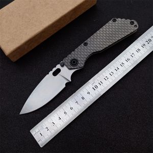 1pcs High End LC Pocket Folding Kniv D2 Sten tvättblad CNC TC4 Titanlegering Hantera EDC-taktiska knivar