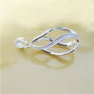 Twisted Teardrop Pendant Lockets Helix 925 Sterling Silver Wishing Pearl Cage 5 Pieces