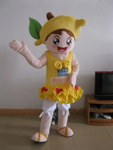 Festival Dres lemon girl Costumi mascotte Carnevale Regali di Hallowen Unisex adulti Fancy Party Games Outfit Holiday Celebration Abiti per personaggi dei cartoni animati