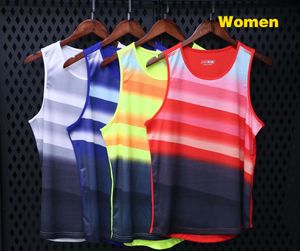 #117 Men Women Vest+Shorts Competition Running Sets Track and field sportswear Sprint Runninges suit Male Female Marathon Clothes Kits