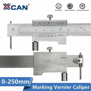 Xcan الفرجار بمناسبة Vernier 0-200 ملليمتر / 250mm الفولاذ المقاوم للصدأ موازية قياس أداة قياس 210922