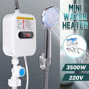 JY-018B Electric Tankless Mini Instant Hot Water Heater Kitchen Faucet Tap Heating 3 Seconds LCD Display
