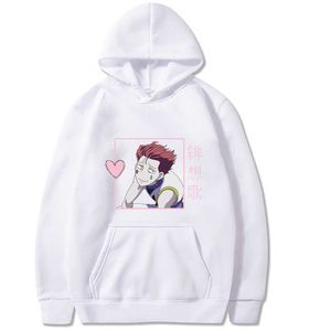 Anime caçador x caçador solto hoodies mulher mulher outono inverno feminino hoodies mulheres suor y0803 y0804