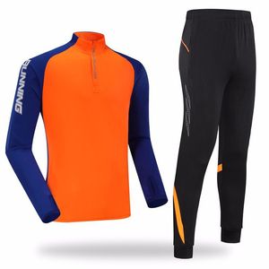 21ss de alta qualidade homens esporte executando roupas de treinamento de futebol + calças terno 2021/2022 crianças futebol treino tracksuits sportswear conjuntos tamanho asiático