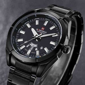 Naviforce Men Watch Sport Fashion Мужская нержавеющая сталь 30 м.