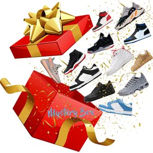 Mystery Box Gift Surprise Fashion Casual Shoes Women Män Mens Mens Daily Lifestyle Skateboarding Shoe Trendy Platform Walking Trainers Black Chaussures